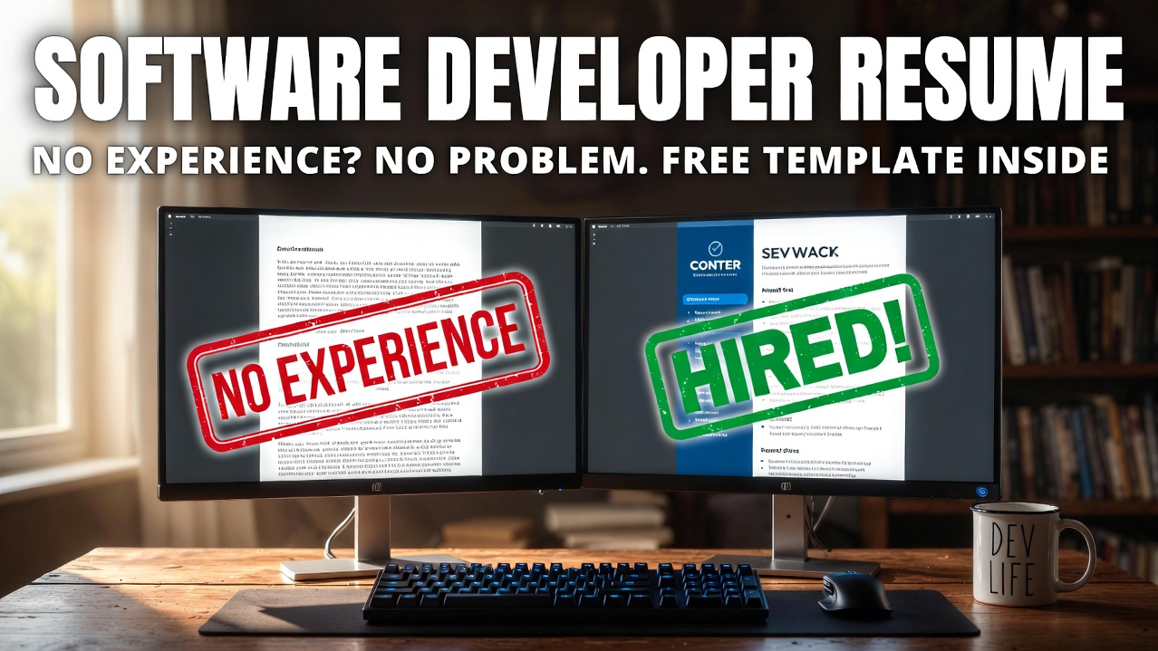 How to Write a Software Developer Resume with No Experience (2026 Guide)