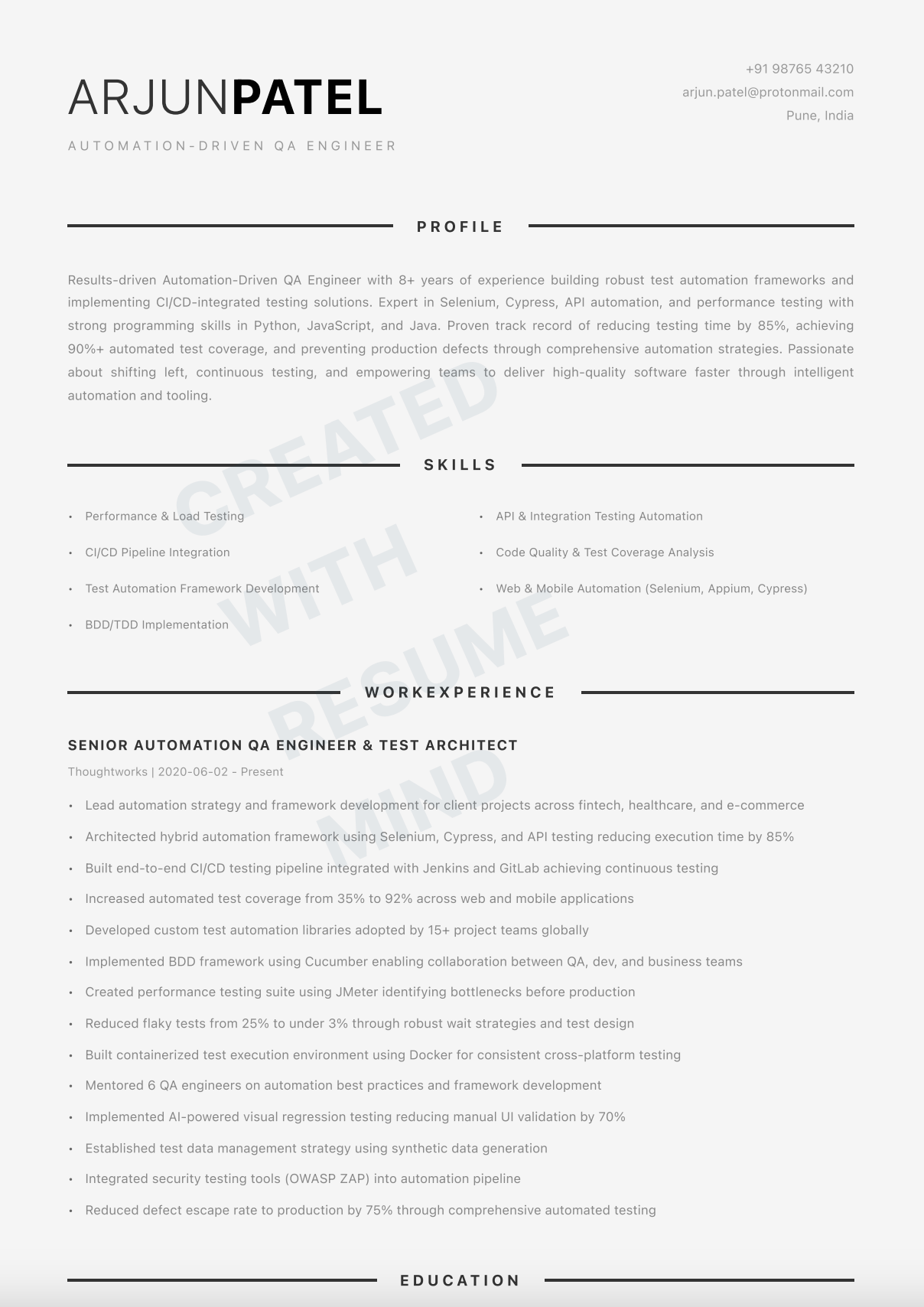 Automation-Driven QA Engineer