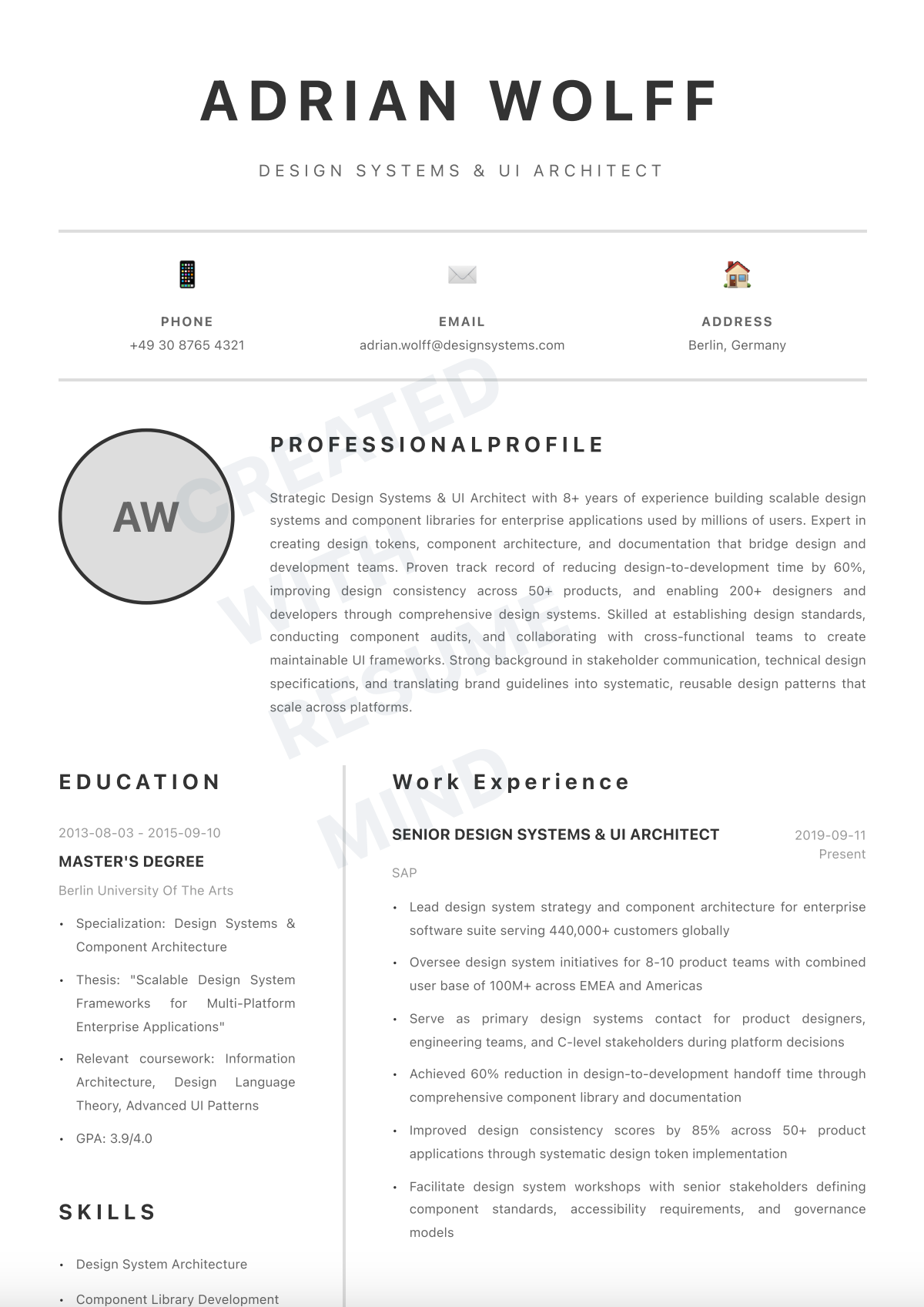 Design Systems & UI Architect