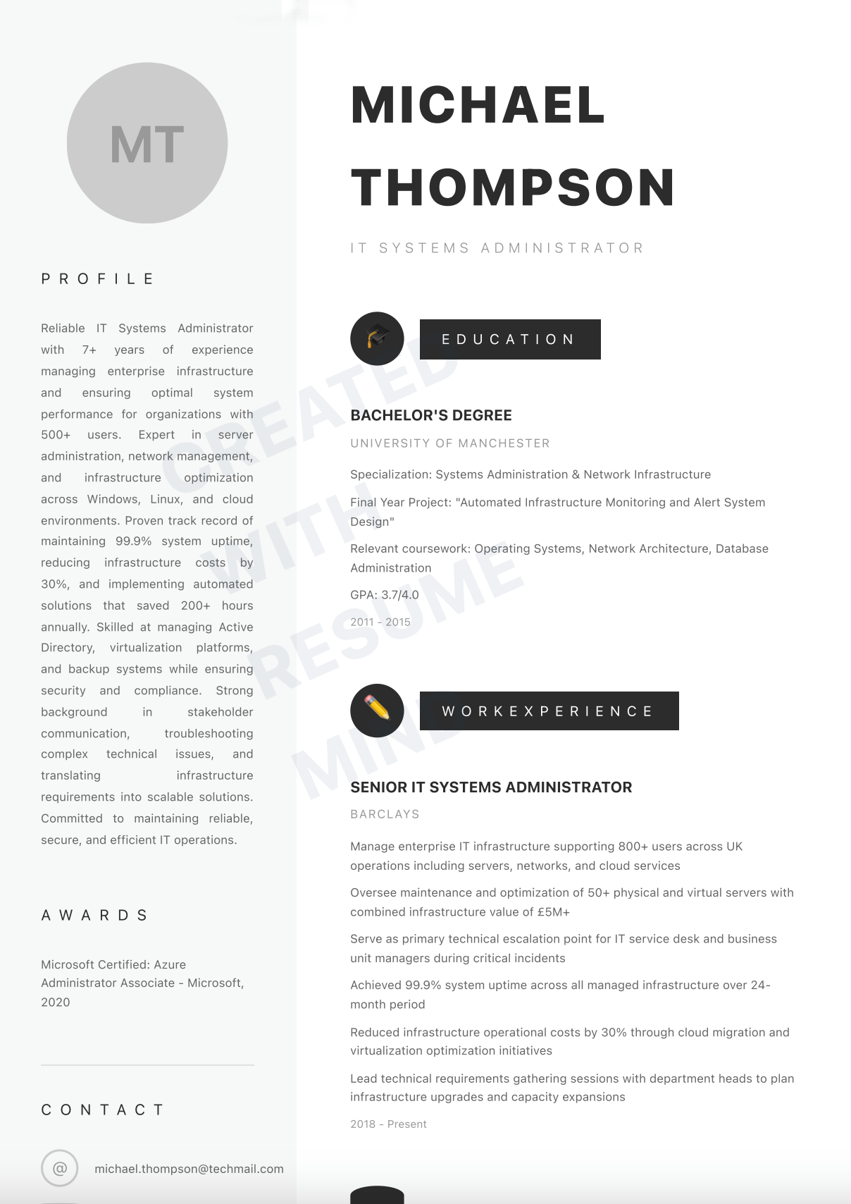 IT Systems Administrator