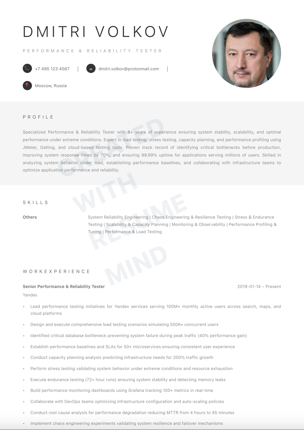 Performance & Reliability Tester