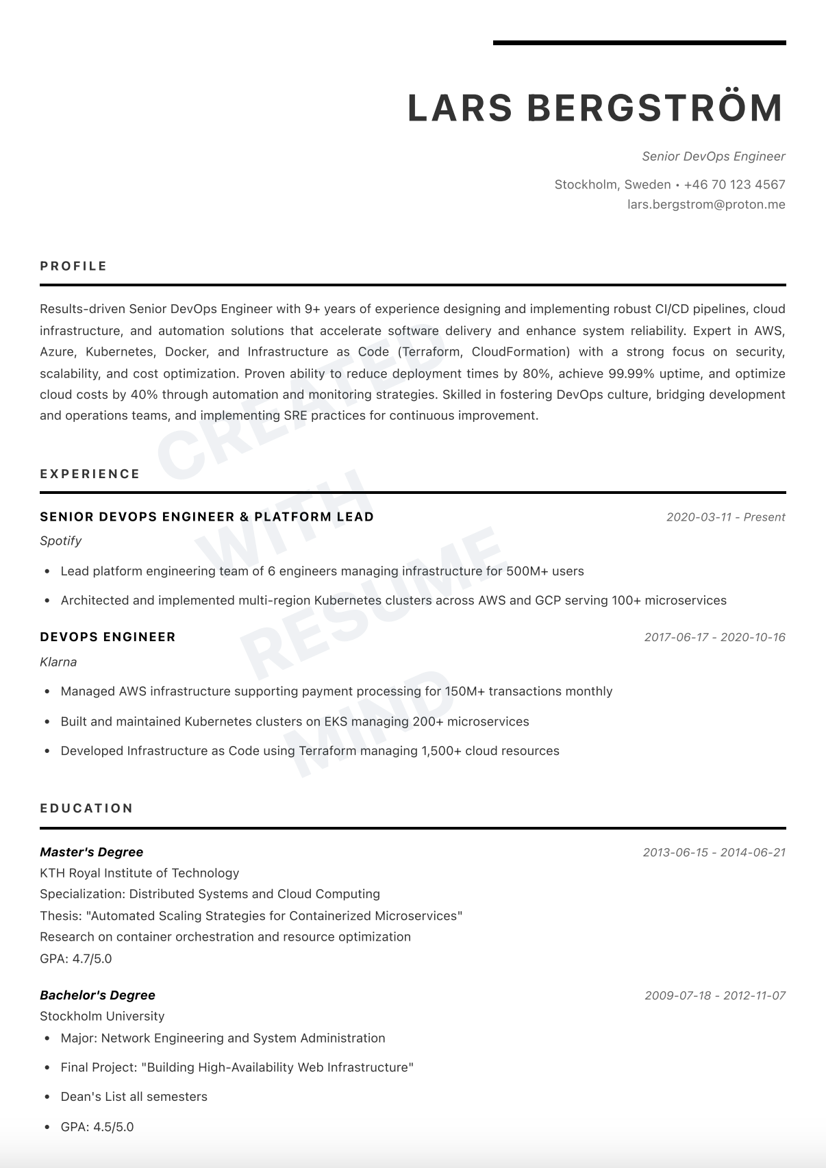 Senior DevOps Engineer