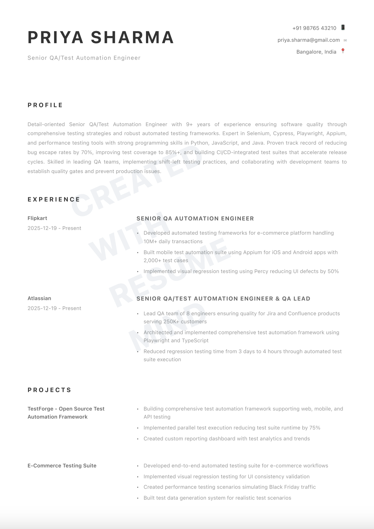 Senior QA/Test Automation Engineer