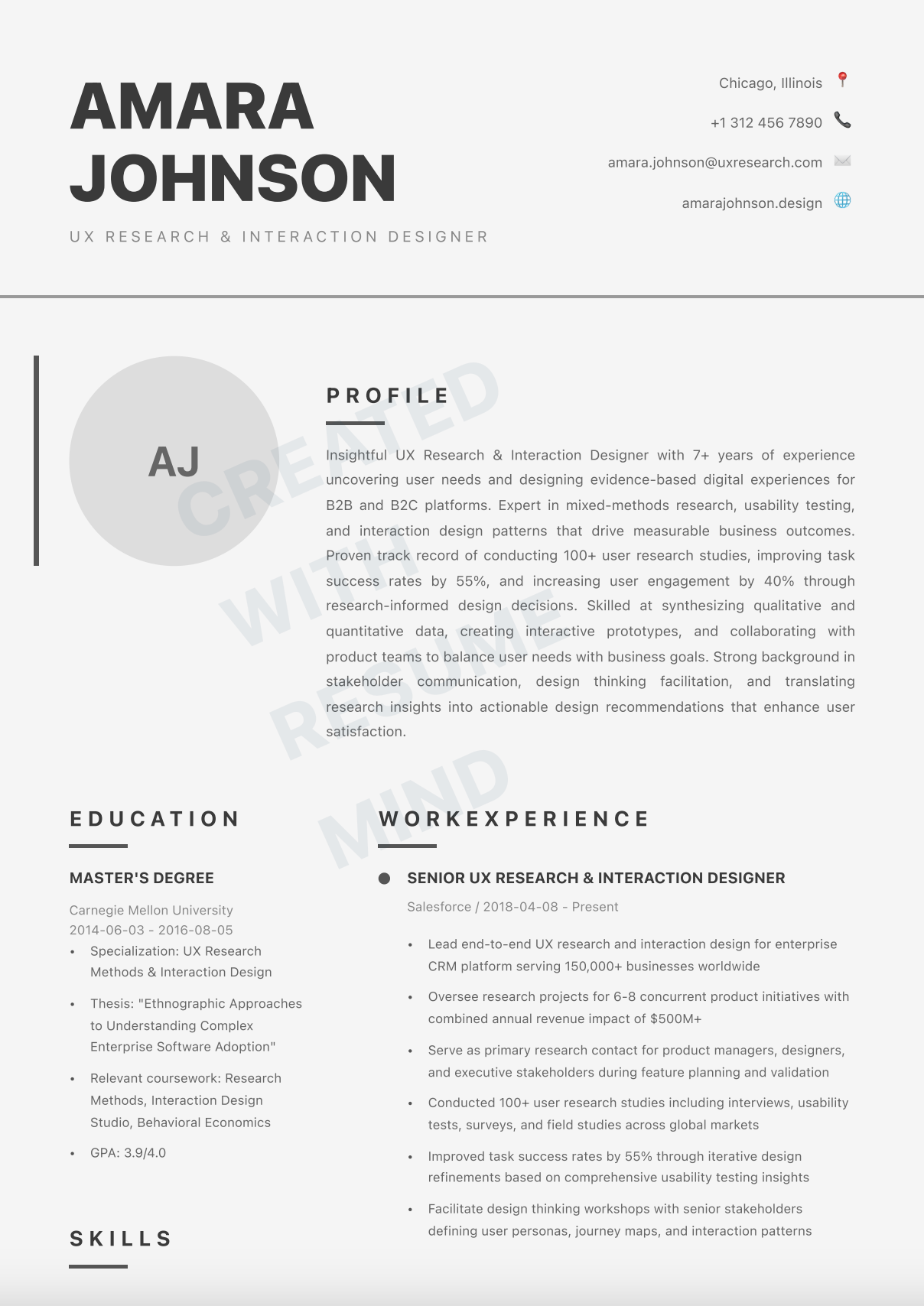 UX Research & Interaction Designer